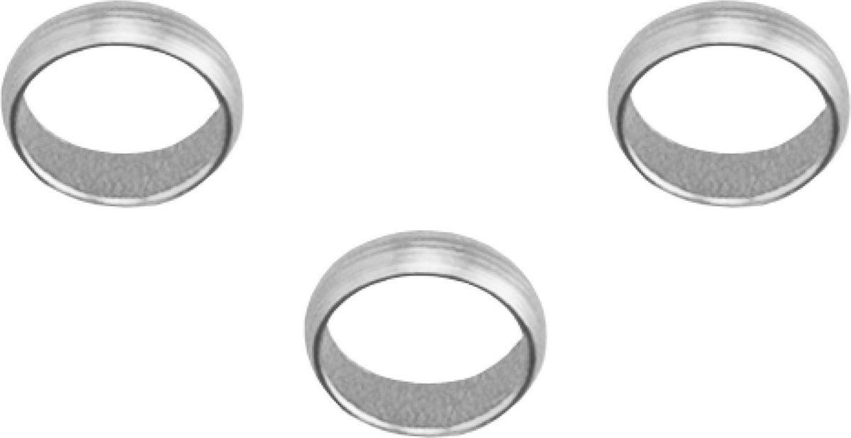 KOTO Aluminium Flight Lock Rings Silver - Darts