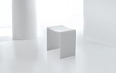 Sani Solid - Tabouret - Solid Surface Perga - blanc mat