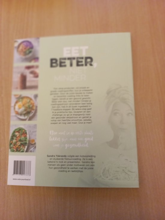 Eet Beter, Niet Minder, Sandra Ysbrandy | 9789090367446 | Boeken | Bol.Com