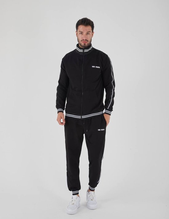 Survêtement de sport 2 pièces pour homme - Ensemble 2 pièces - Survêtement  de sport - Veste de survêtement + pantalon de jogging - Pour l'hiver et le  fitness, a, S : : Mode