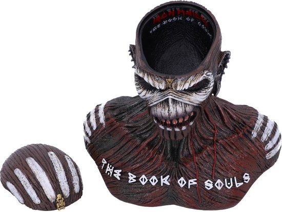 Nemesis Now - Iron Maiden - Boîte en forme de buste du livre des âmes