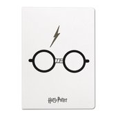 Harry Potter - Bliksemschicht - Bril A5 Flexibel Notitieboek - Schrift