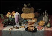 Art for the Home | Stilleven met junkfood - Canvas - 70x100 cm
