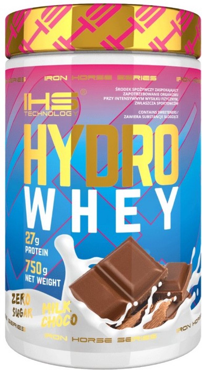 IHS - Hydro Whey Protein - Wei-eiwithydrolysaat - Hydrolysate-750g - Milk Chocolate