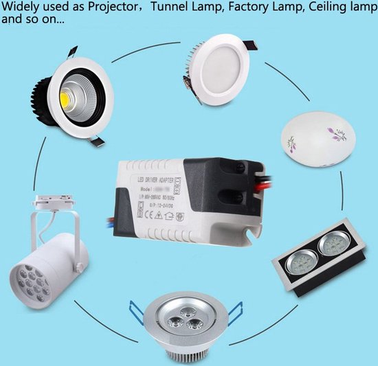 ZzzaNa LED-Treiber 220V - Konstantstrom 300mA Für 1-50W Leuchten