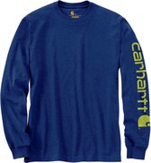 Carhartt T-Shirt - Lange Mouw - Sleeve Logo - Dark Cobalt Blue
