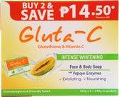 Gluta Intense Whitening papaya Enzymes zeep