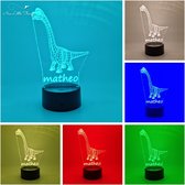 [Nice Little Things] - Gepersonaliseerde RGB LEDlamp Brachiosaurus