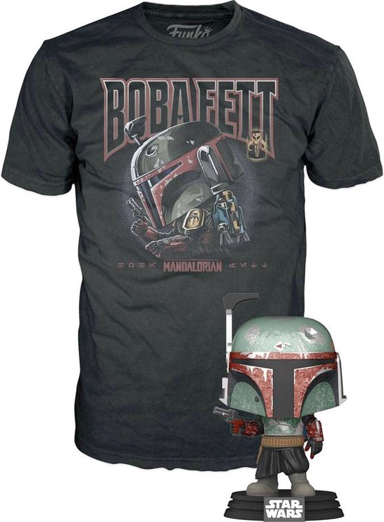 Star Wars The Mandalorian Uomo T-Shirt Nero M 100% Cotone