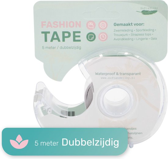 Vervuild Pa Stoel Soft & Silky - Fashion tape - 5 meter - Dubbelzijdig - Dress tape -  Kledingtape - Boob... | bol.com