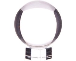 Kristallen Bol op Glazen Voet - 110mm - Magische Kracht - Spirituele Glazen Bol