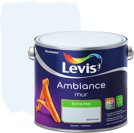 Levis Ambiance Muurverf - Extra Mat - Soda - 2.5L