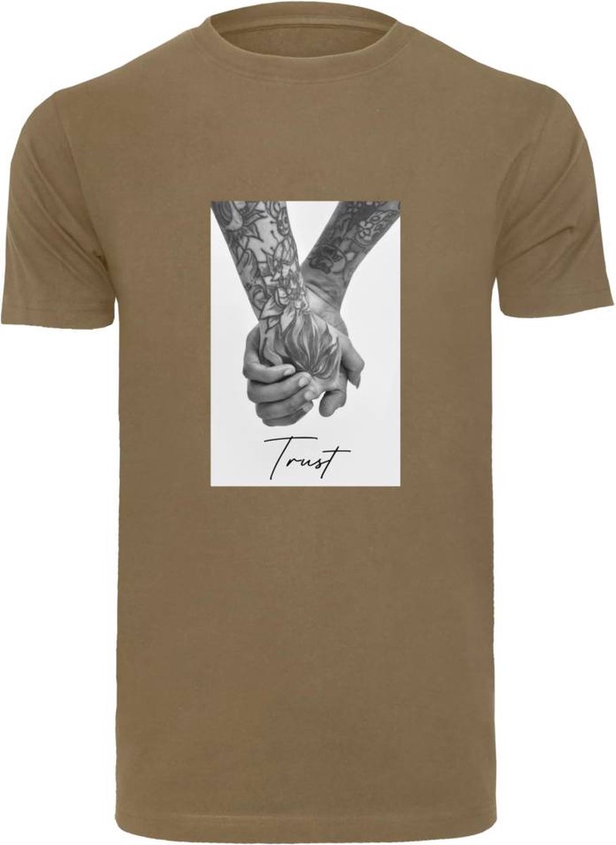 Mister Tee Trust 2.0 Heren T-shirt S Olijfgroen