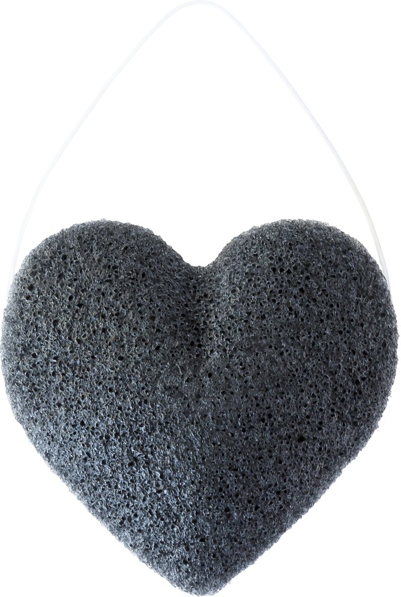 Goedkoopste Boost of Softness Konjac Sponge Black - Spons - Zacht - Houtskool - Acné - Mee-eters - Skincare