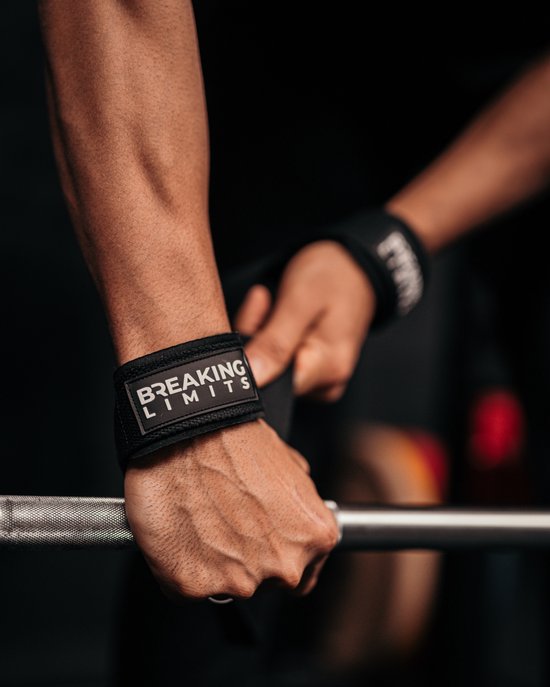 Breaking Limits Lifting Straps - Lifting Grips/Hooks - Deadlift Straps - Lift Straps - Fitness, Crossfit & Krachttraining - 2 Stuks - Militairgroen