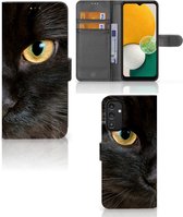 Telefoonhoesje Geschikt voor Samsung Galaxy A14 5G Beschermhoesje Zwarte Kat