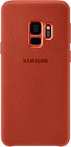Samsung Galaxy S9 Hoesje - Samsung - Alcantara Serie - Alcantara Backcover - Rood - Hoesje Geschikt Voor Samsung Galaxy S9