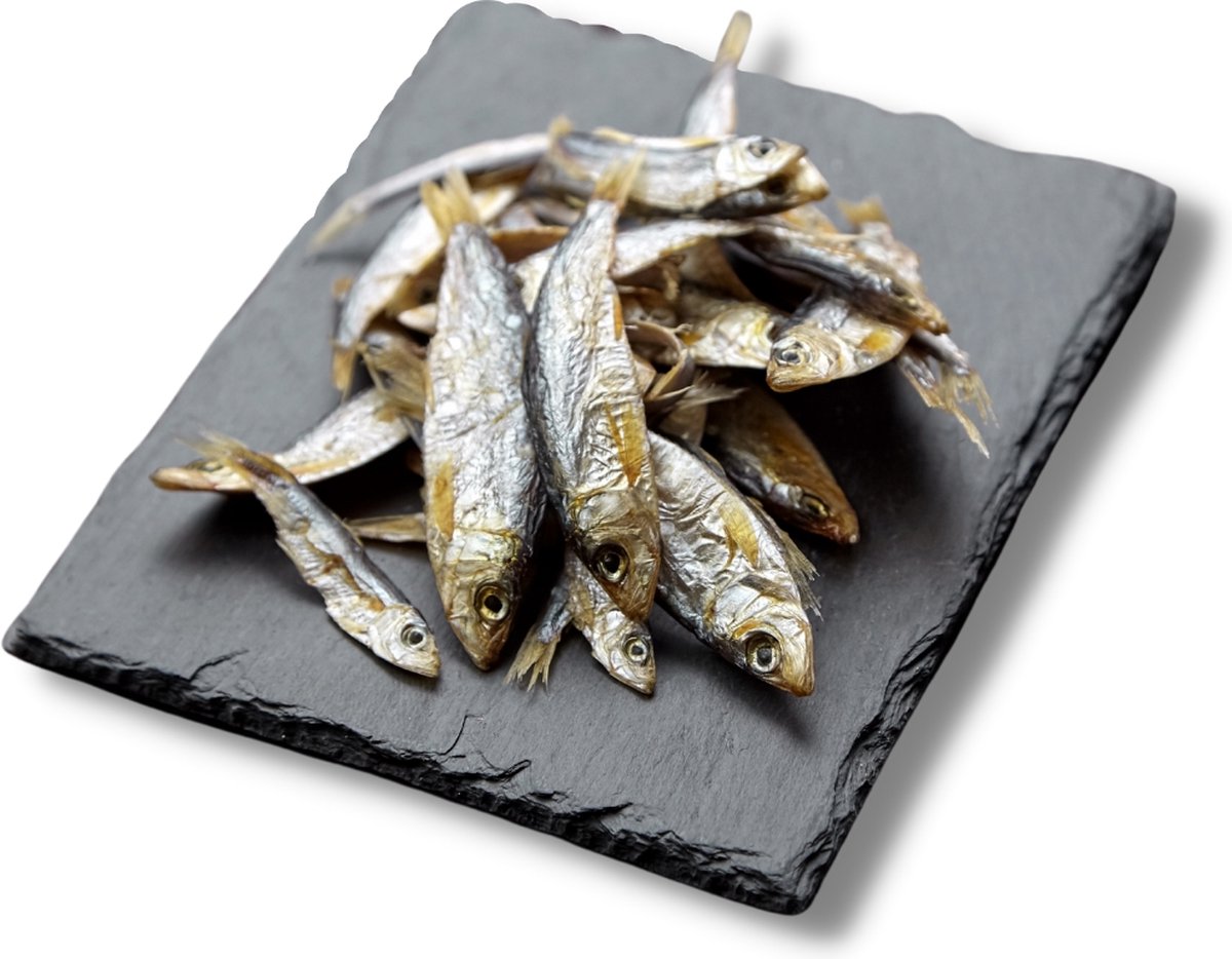 Topmast Gedroogde Vis - Sprotjes - 2 zakken van 1 Kilo - Natuurlijke Gezonde Kauwsnack - Hondensnacks