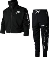 Nike Sportswear Trainingspak Meisjes - Maat 128-137 - Complete Set - Zwart