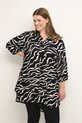 Black / Antique Zebra Print