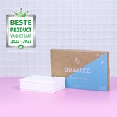 Brauzz Wasstrips - Wasmiddel Strips voor Witte, Gekleurde en Zwarte Was - Eco Wasmiddel Vellen - Duurzame Laundry Strips – Sea Breeze (32 wasbeurten)