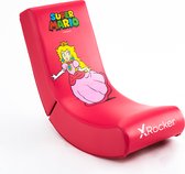 X-Rocker - Chaise de jeu officielle Super Mario Video Rocker Princesse Peach Joy Edition - pour enfants de 6 à 12 ans