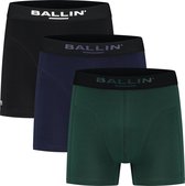 Ballin Amsterdam - Heren Regular Fit 3-Pack Boxershorts - Multicolor - Maat S