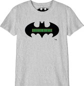 DC Comics - T-Shirt Gris Enfant Batman Batterie à pleine charge - 14 ans