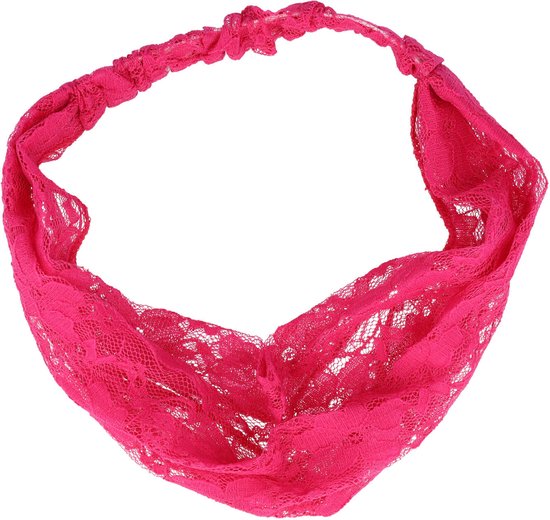 Haarband Basic 8cm Rood - Effen & Comfortabel