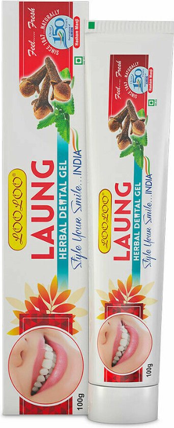 Gooduse Export Looloo Laung Kruidnagel Tandpasta 1x 100 gram - Clou de  girofle herbal... | bol