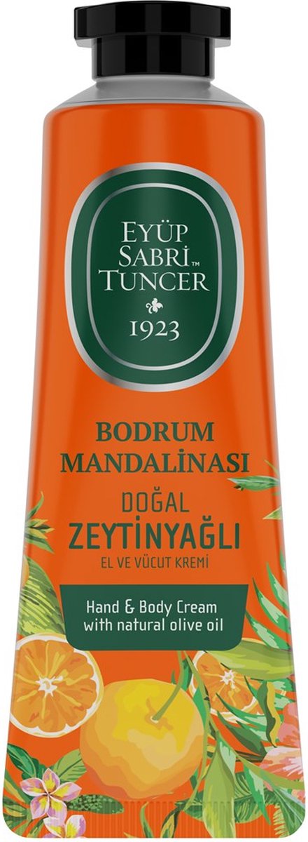 Eyüp Sabri Tuncer - Bodrum Mandarijn Natuurlijke Olijfolie - Hand en Lichaam Crème - 50 ml
