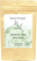 Groene Thee Capsules 180 stuks - 450mg Groene Theeblad poeder per Vega Capsule - Matcha, Green Tea - 100% Plantaardig