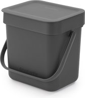 Brabantia Sort & Go bac à déchets 3 litres - Dark Grey
