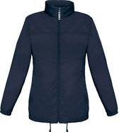 Windjas 'Sirocco Women Windbreaker' B&C Collectie maat XL Donkerblauw/Navy