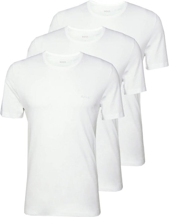 HUGO T-shirt met labelprint in een set van 3 stuks in zwart online kopen | P&C HUGO T-shirt met labelprint in een set van 3 stuks in zwart online kopen | P&C