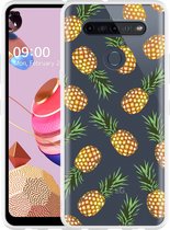 LG K51S Hoesje Ananas - Designed by Cazy