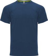 Donkerblauw sportshirt unisex 'Monaco' merk Roly maat XS