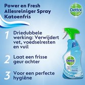 Bol.com Dettol Power & Fresh - Allesreiniger Spray - Katoenfris - 6 x 500 ml aanbieding
