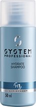 System Professional Hydrate Shampoo H1 50 ml - Normale shampoo vrouwen - Voor Alle haartypes