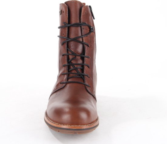 Wolky Hoge veterschoenen Murray cognac leer | bol.com