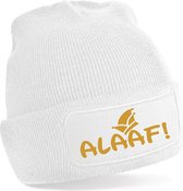 MUTS ALAAF WIT met GOUD - CARNAVAL one size fits all