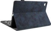 Just in Case Galaxy Tab A8 Vintage Bluetooth Keyboard Cover - QWERTZ - Blue