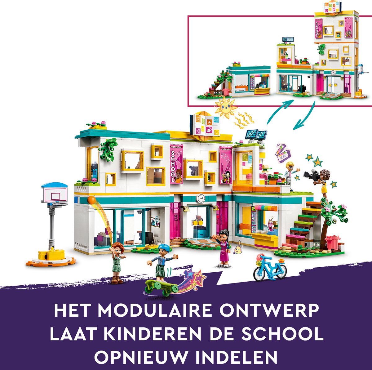 LEGO Friends Heartlake Internationale school Speelgoed met 5 Minipoppetjes -41731 — afbeelding 18