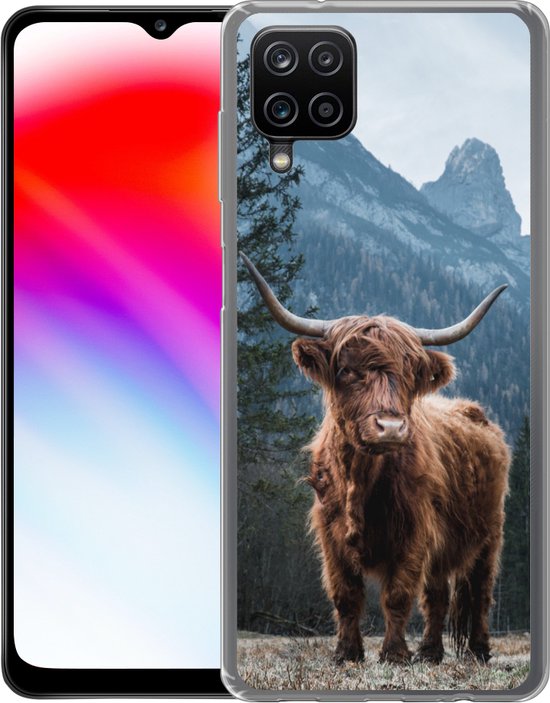 Coque Samsung Galaxy A12 - Scottish Highlander - Animaux - Paysage - Siliconen