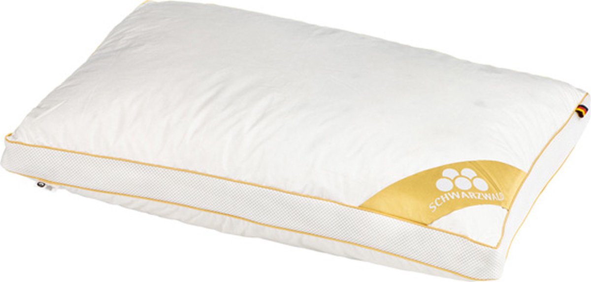 Balette Greenfirst Donzen Hoofdkussen – 50x70 cm - 3-Kamer Kussen – Medium Stevigheid – Wasbaar & Anti-Allergisch – Europees Dons & Percal Katoen - Voor Alle Slaaphoudingen