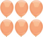 Haza Ballonnen verjaardag/thema feest - 200x stuks - perzik roze