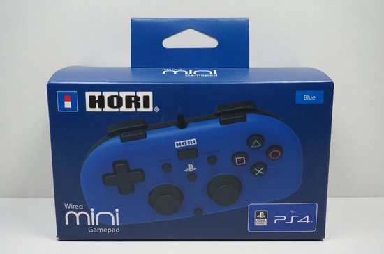 Hori Wired Mini Controller - Blue (PS4) - Hori