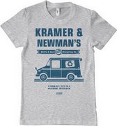 Seinfeld Heren Tshirt -2XL- Kramer & Newman's Recycling Co Grijs