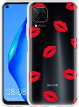 Huawei P40 Lite Hoesje Red Kisses Designed by Cazy