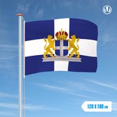 Vlag Zwolle met Wapen 120x180cm